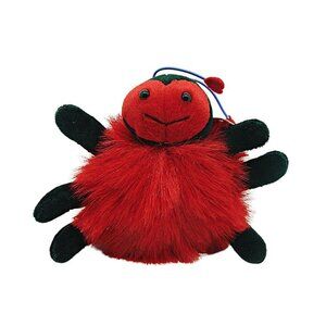 Galerie Love Bug Stuffed Animal Plush Toy Lady Bug Collectible Red Adorable 5"